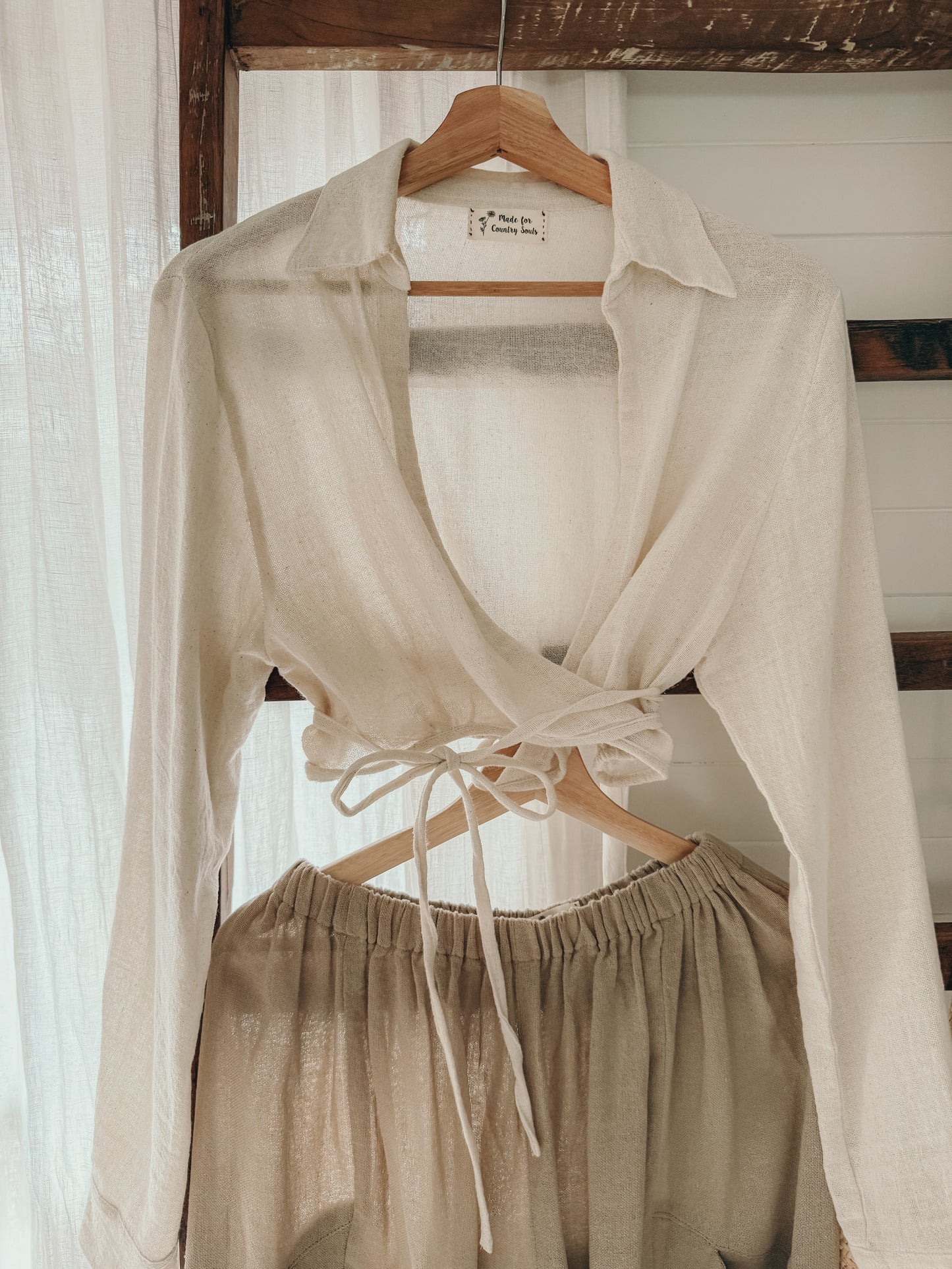 Elena Wrap Top