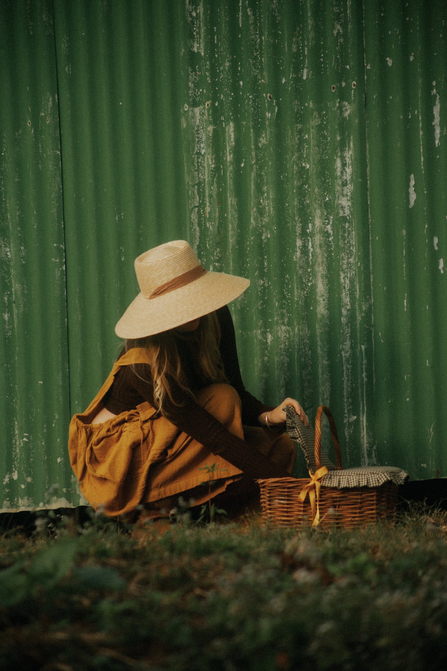 Matilda overalls in Mustard