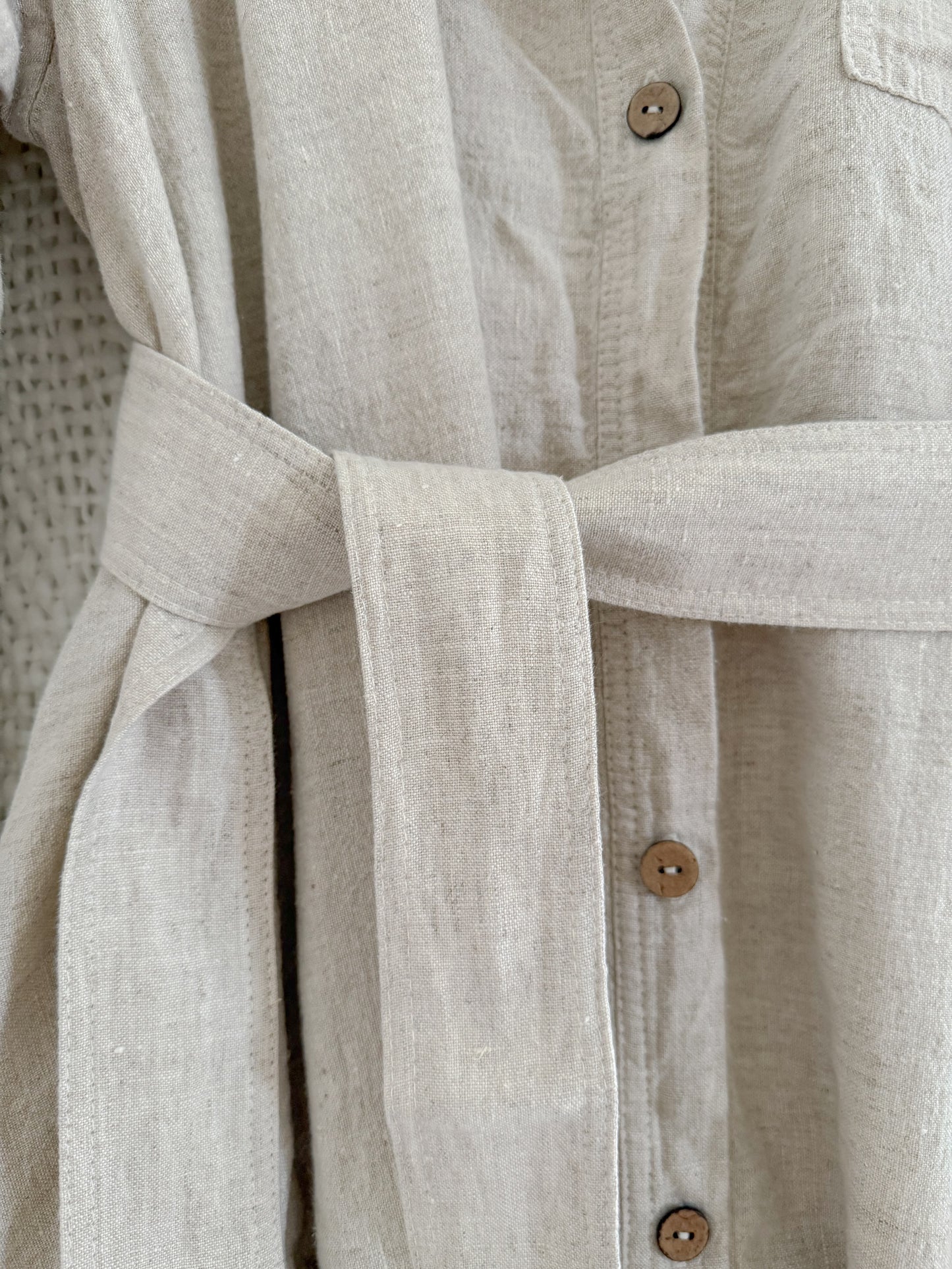 Elsie Jacket Dress ~ NATURAL