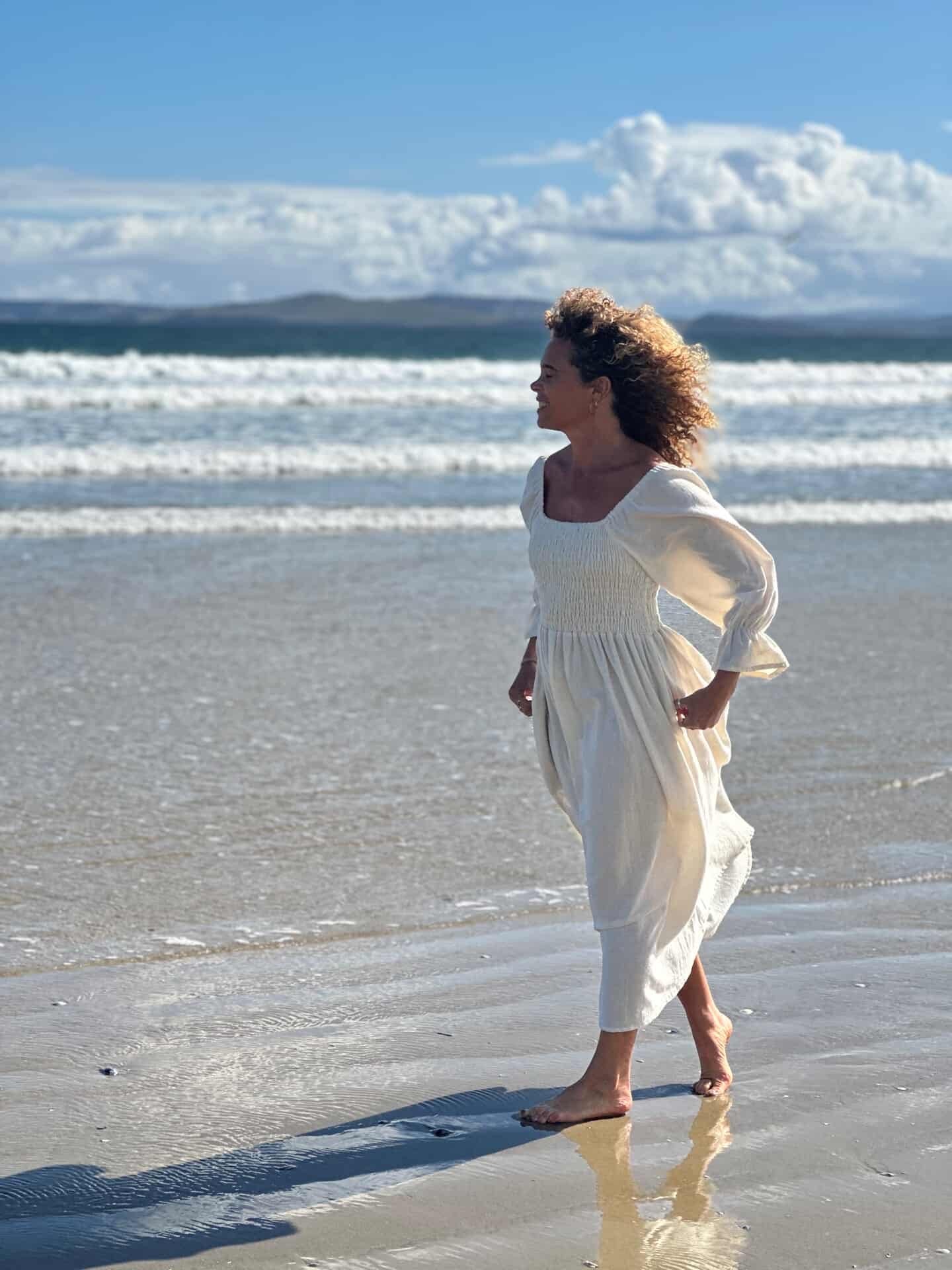 Florence Maxi Dress in Natural