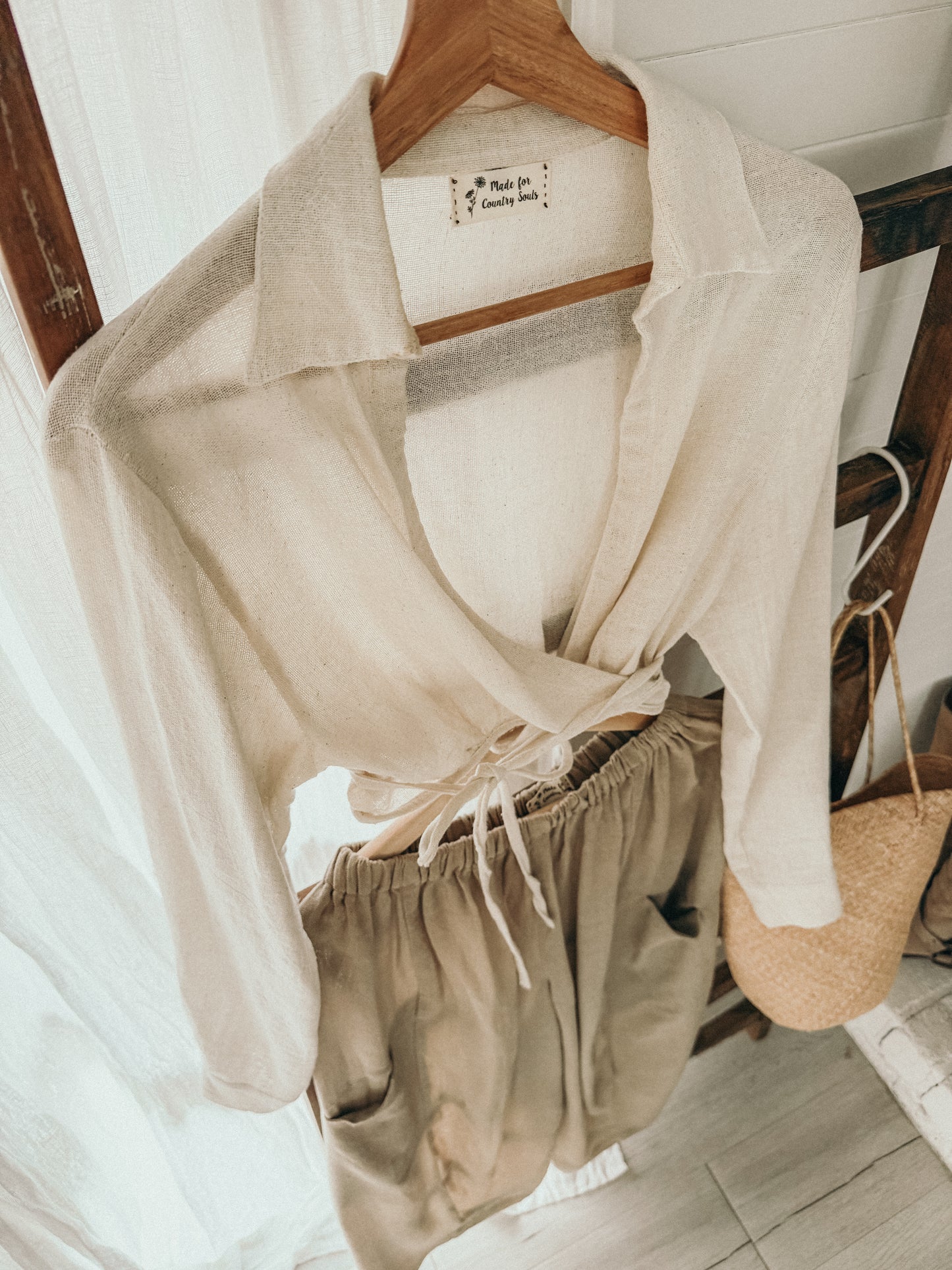 Elena Wrap Top