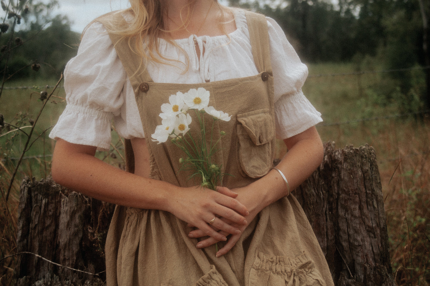 Matilda Overalls in Autumn Sage