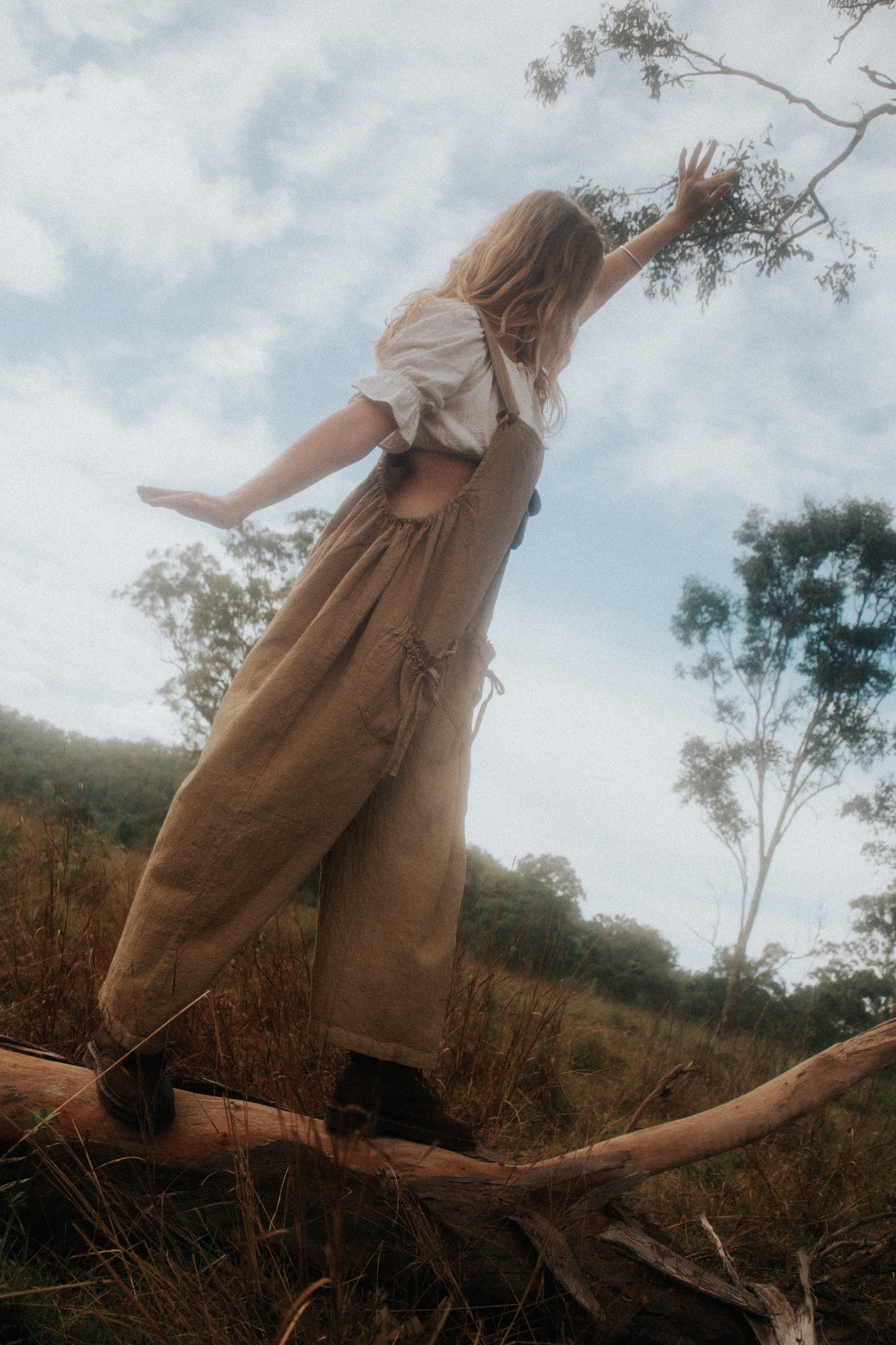 Matilda Overalls in Autumn Sage