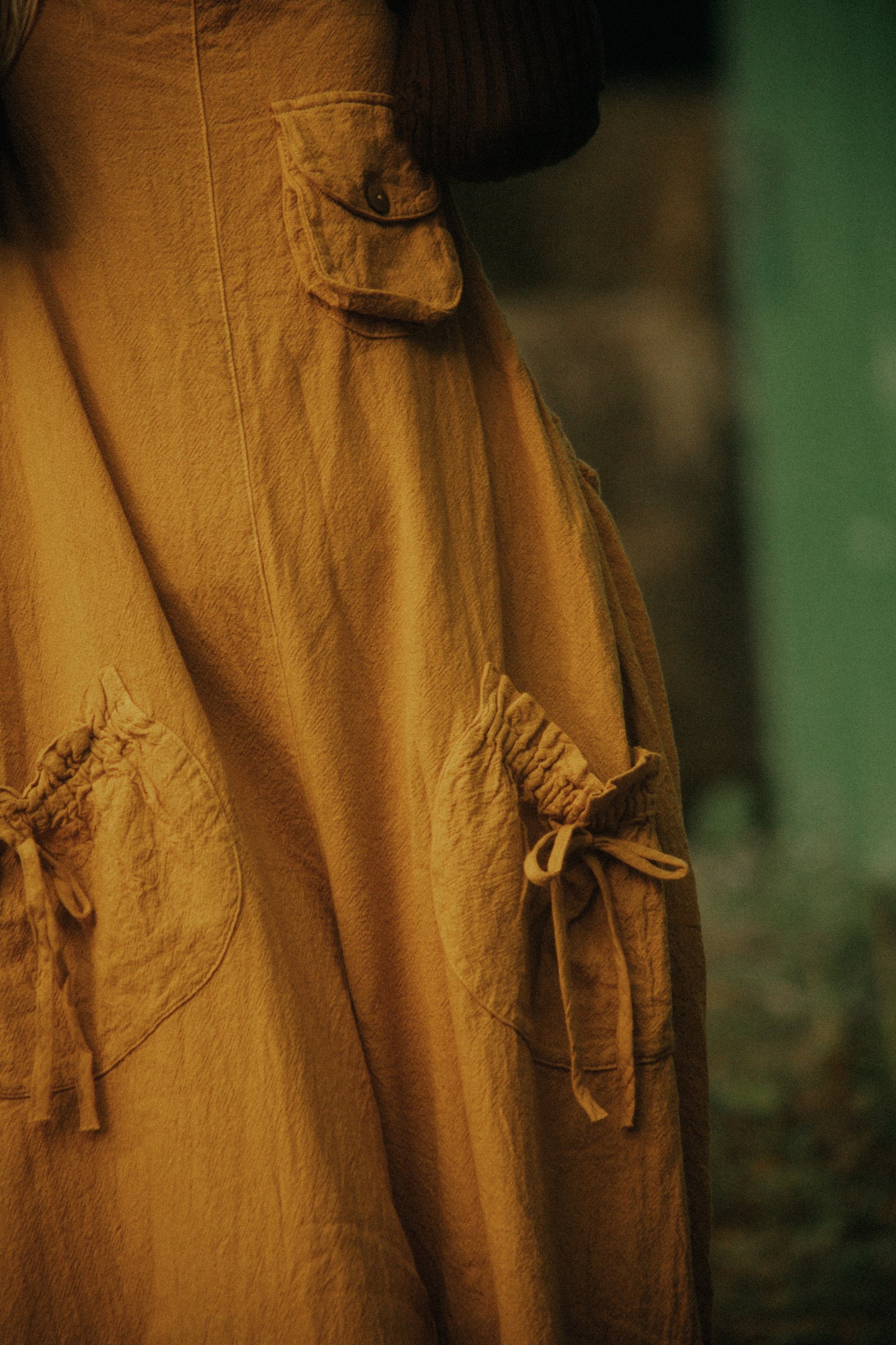Matilda overalls in Mustard