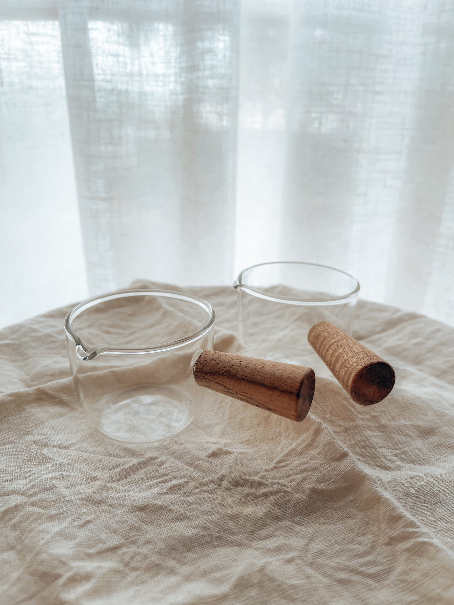 Ceramic & glass measuring cup