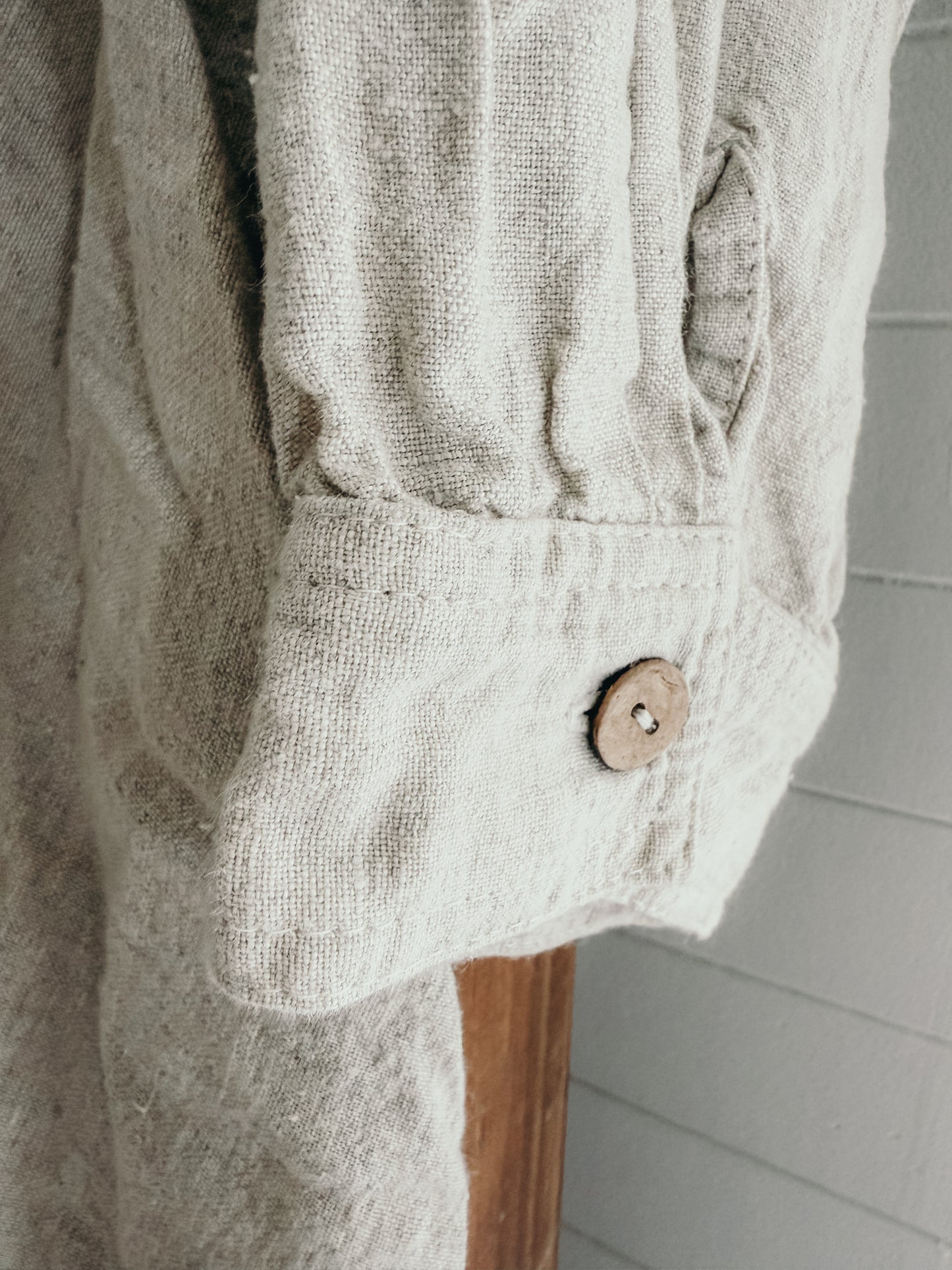 Elsie Jacket Dress ~ NATURAL