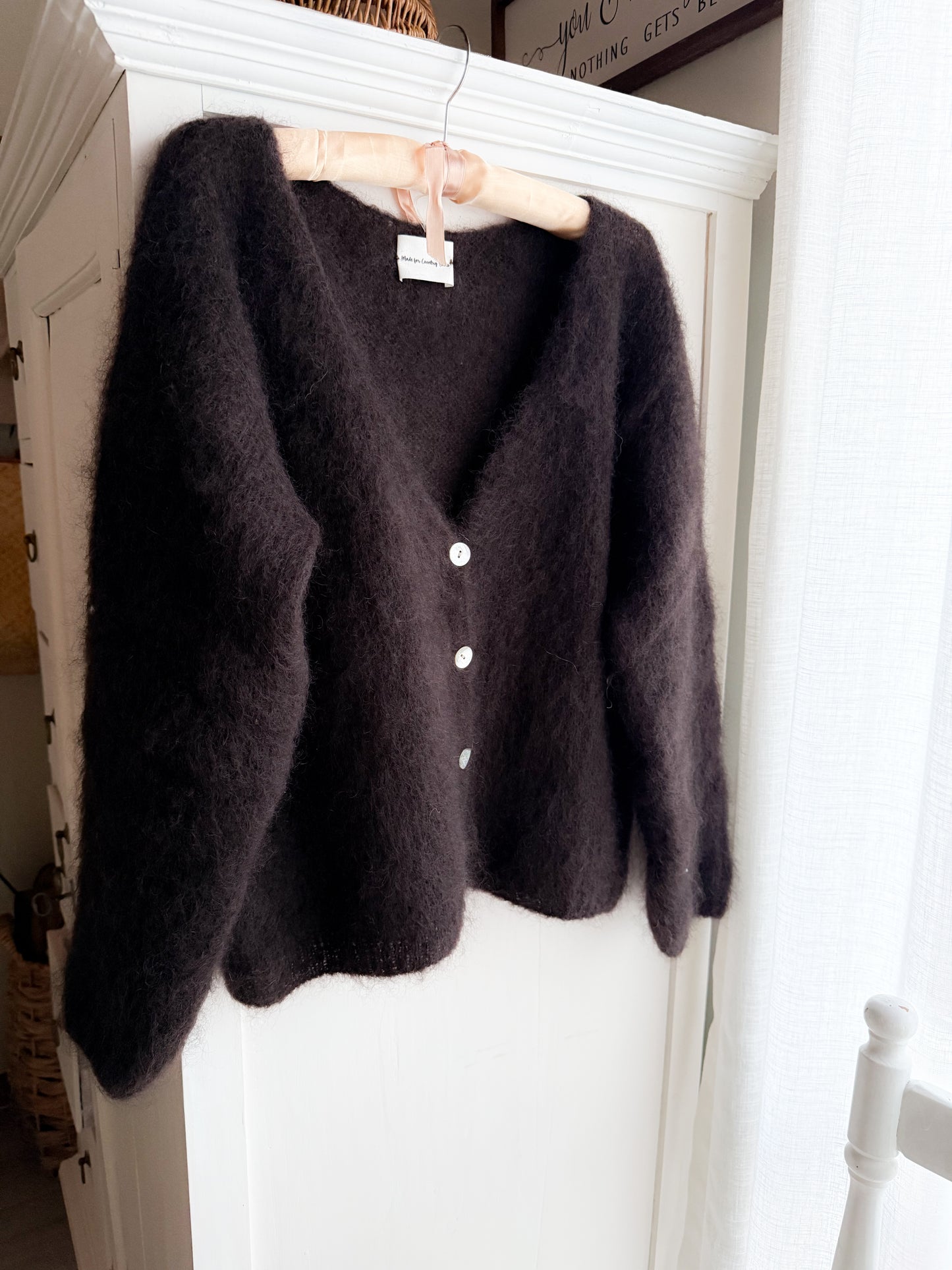 Brownie Mohair Cardigan 🤎