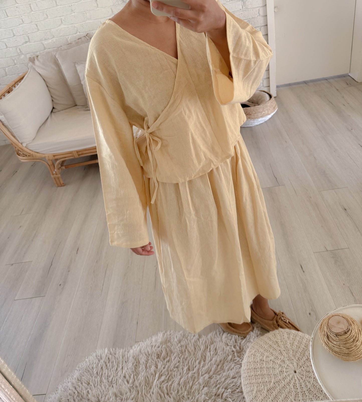 Harriet Set in Butter Yellow