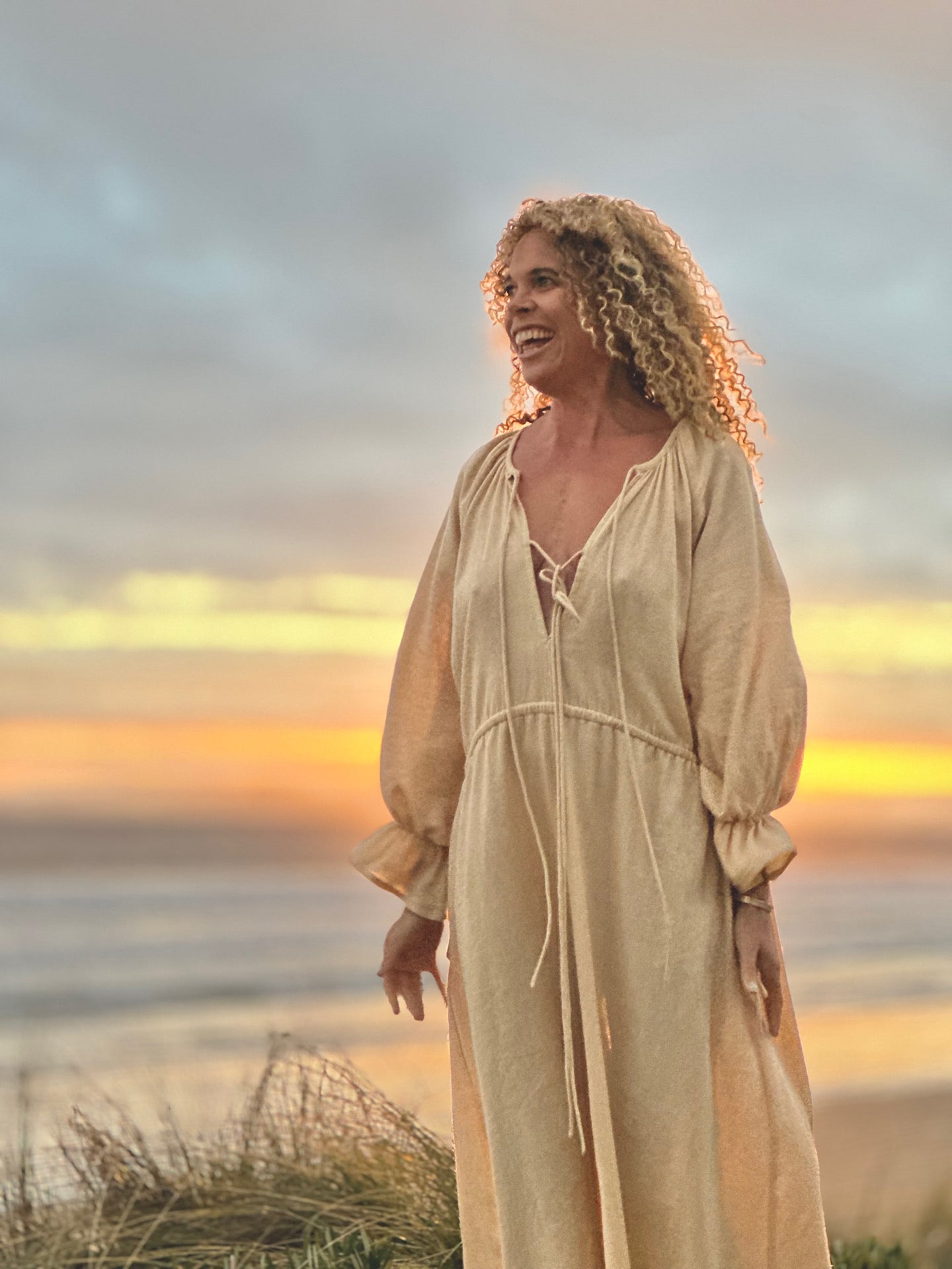 Elsie dress in Butter Yellow