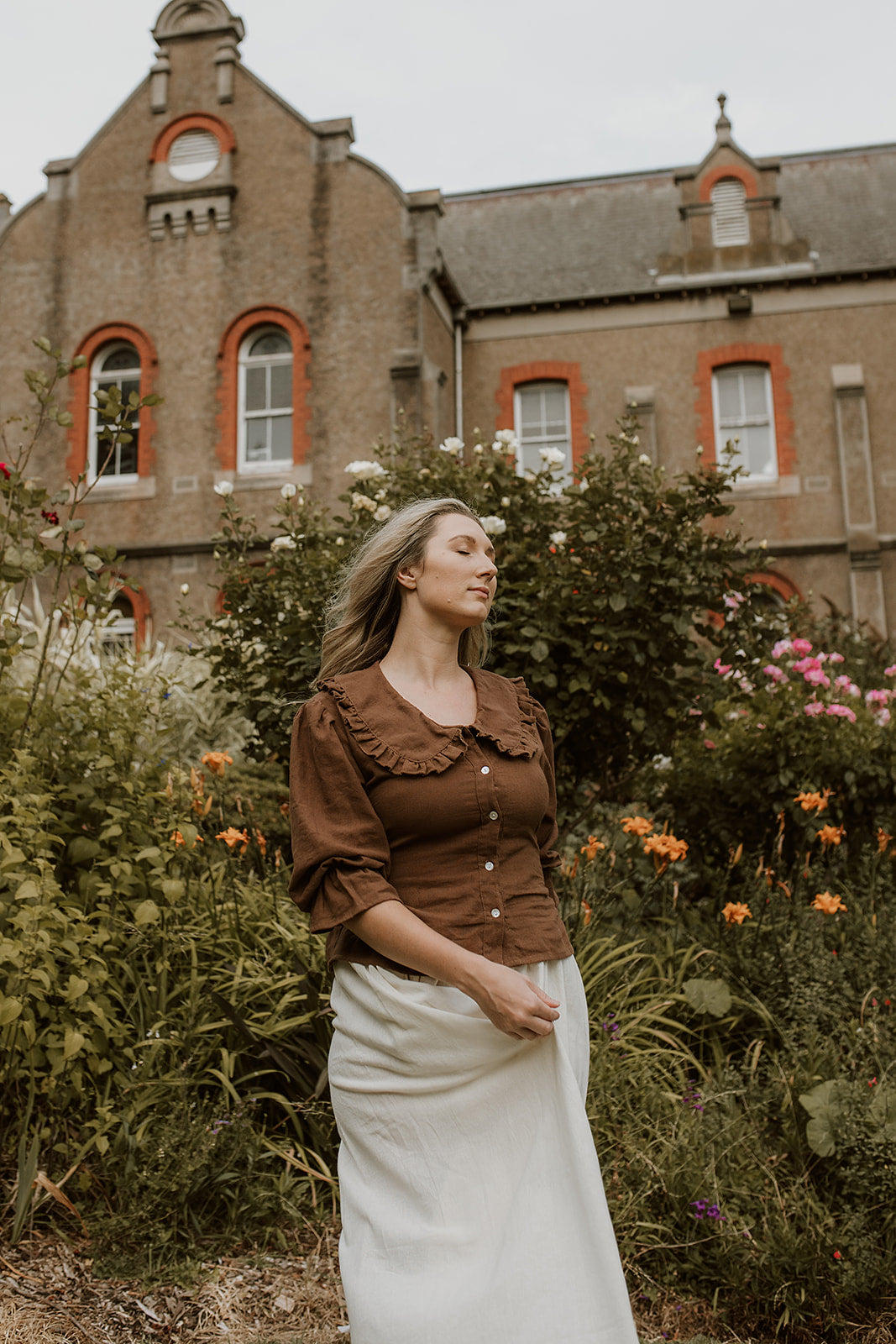 Beatrice Top in Chocolate Brown