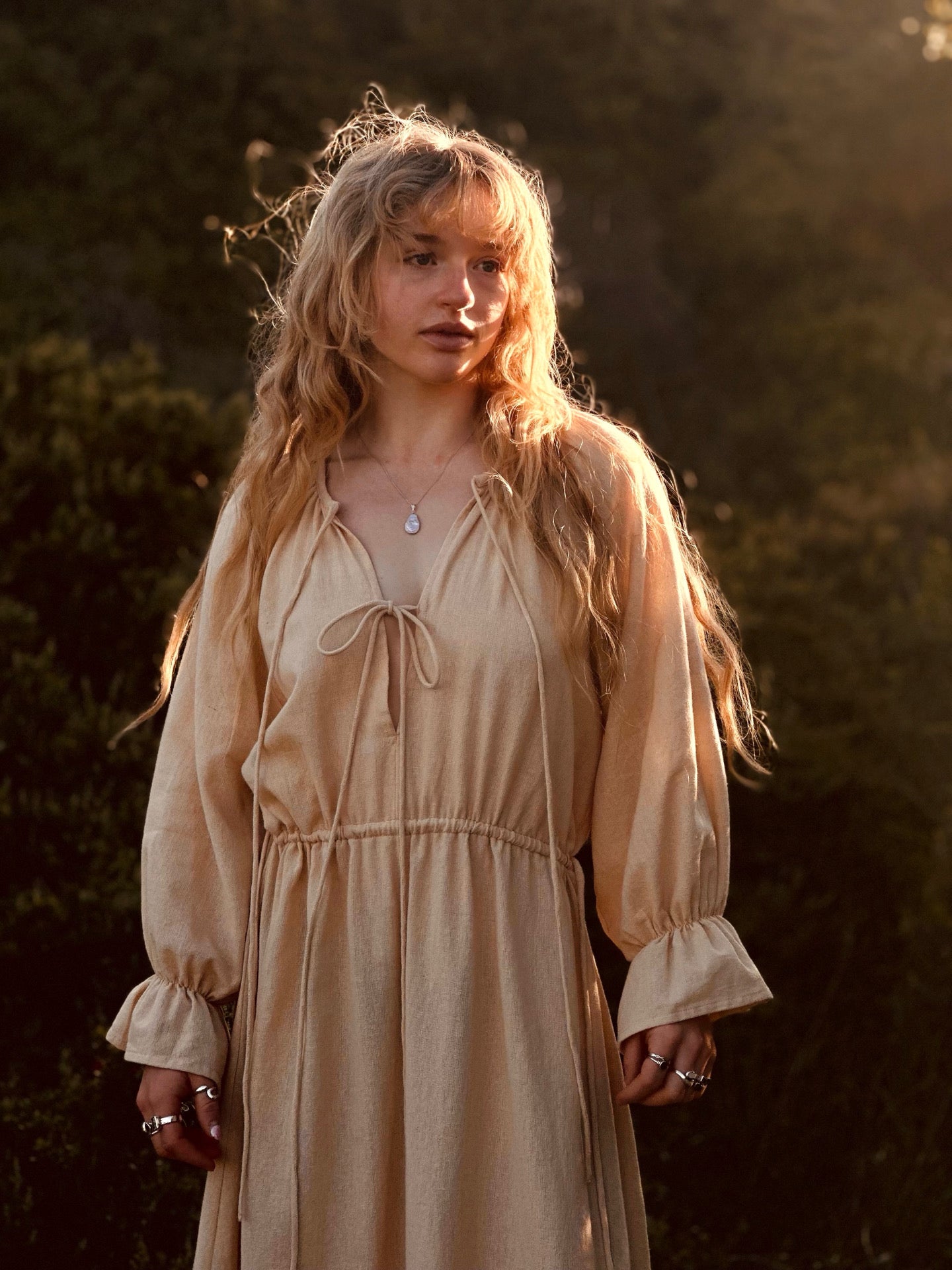 Elsie dress in Butter Yellow