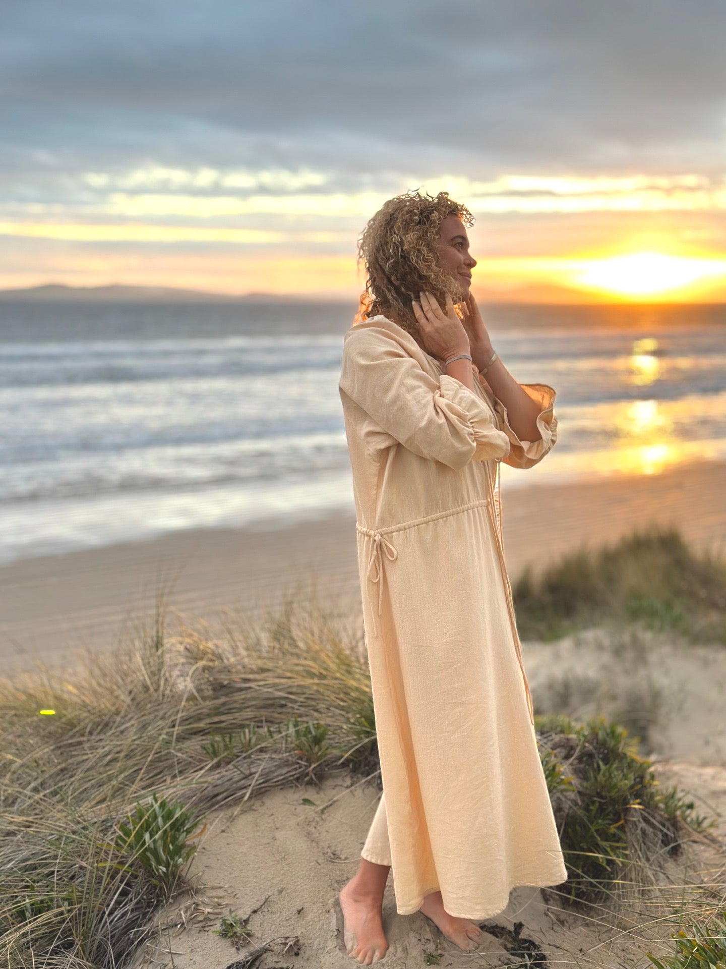 Elsie dress in Butter Yellow