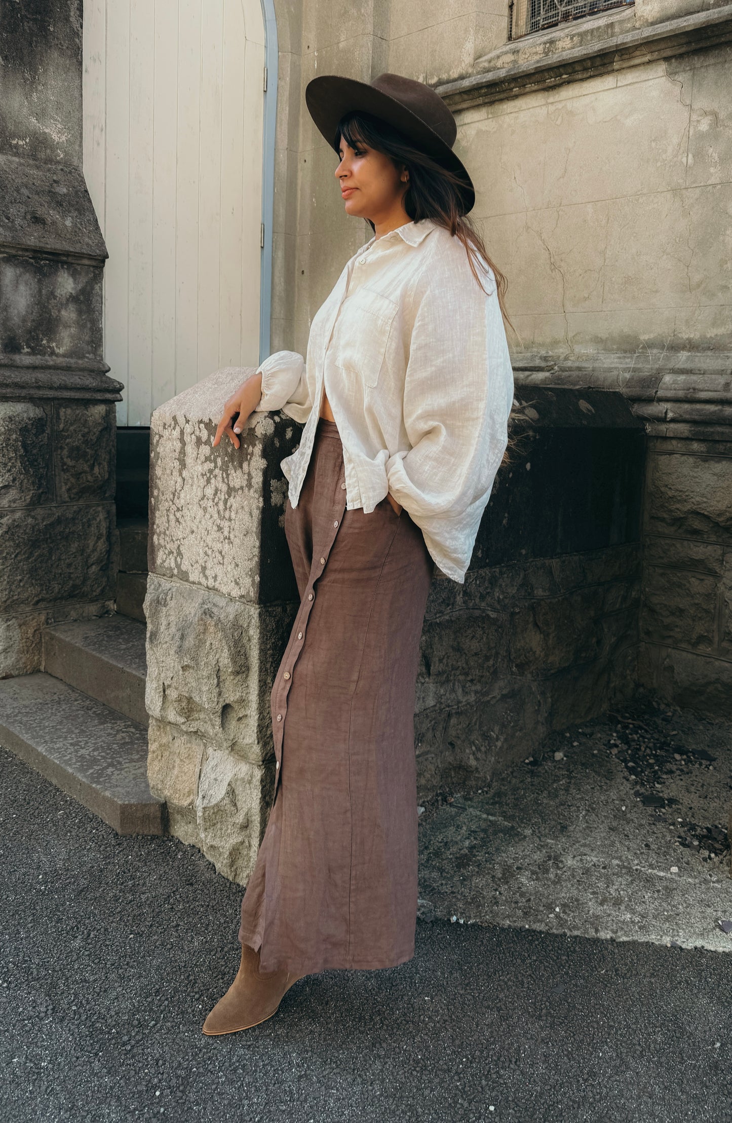 Louisa Pants in Chocolate Brown 🤎