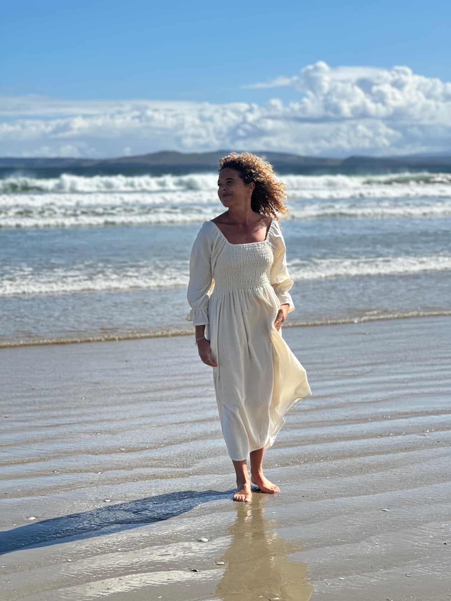 Florence Maxi Dress in Natural