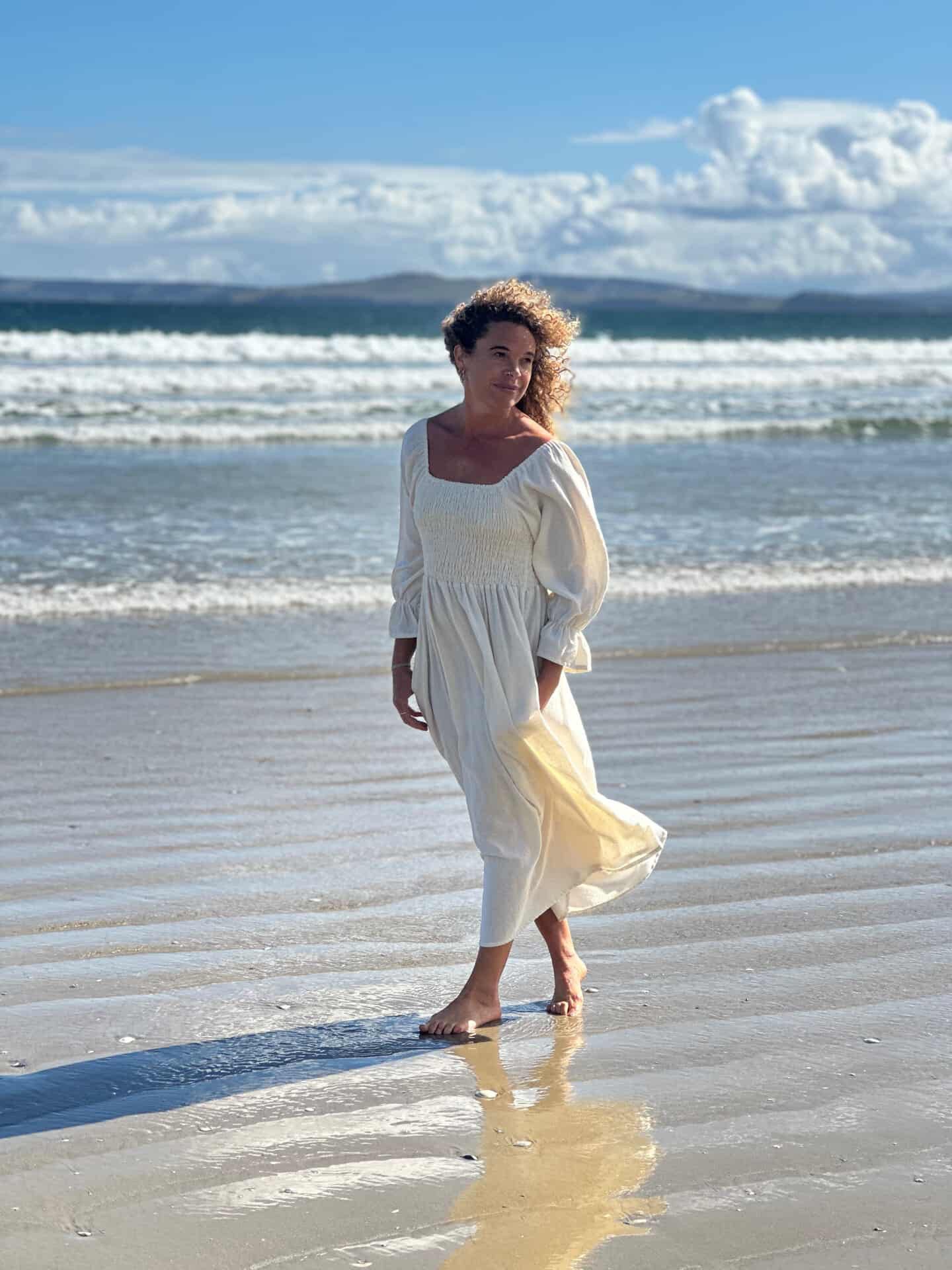 Florence Maxi Dress in Natural