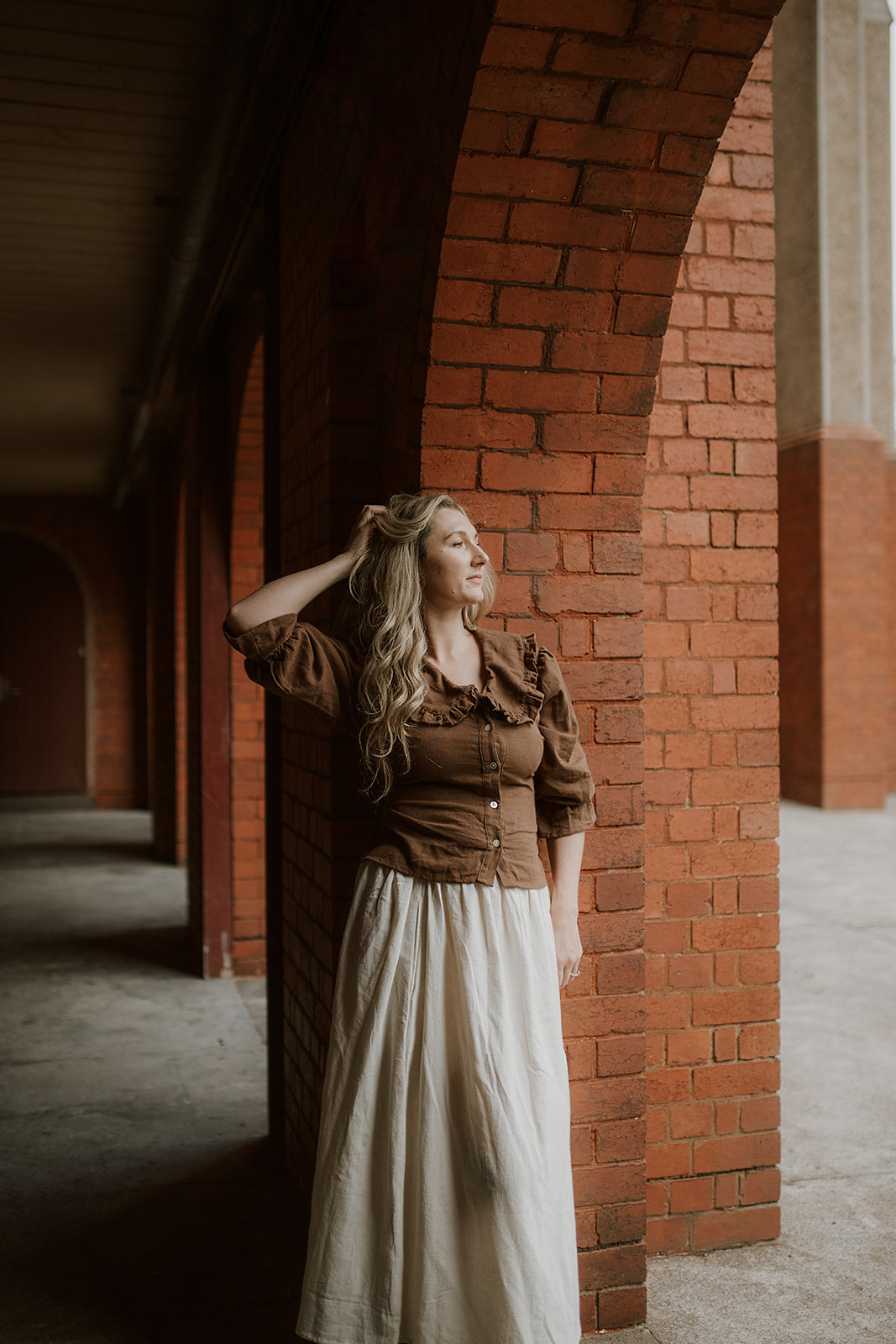 Beatrice Top in Chocolate Brown