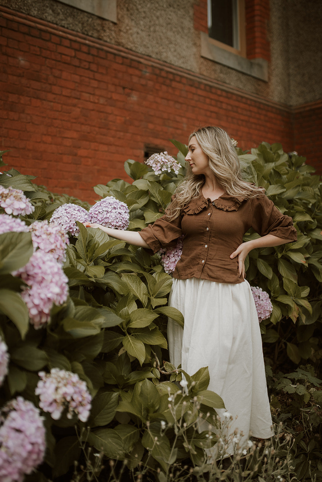 Beatrice Top in Chocolate Brown
