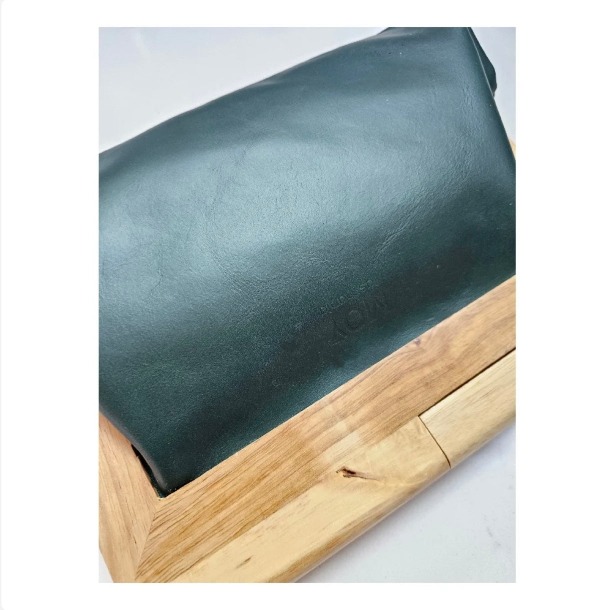 Forrest Leather & Timber Clutch
